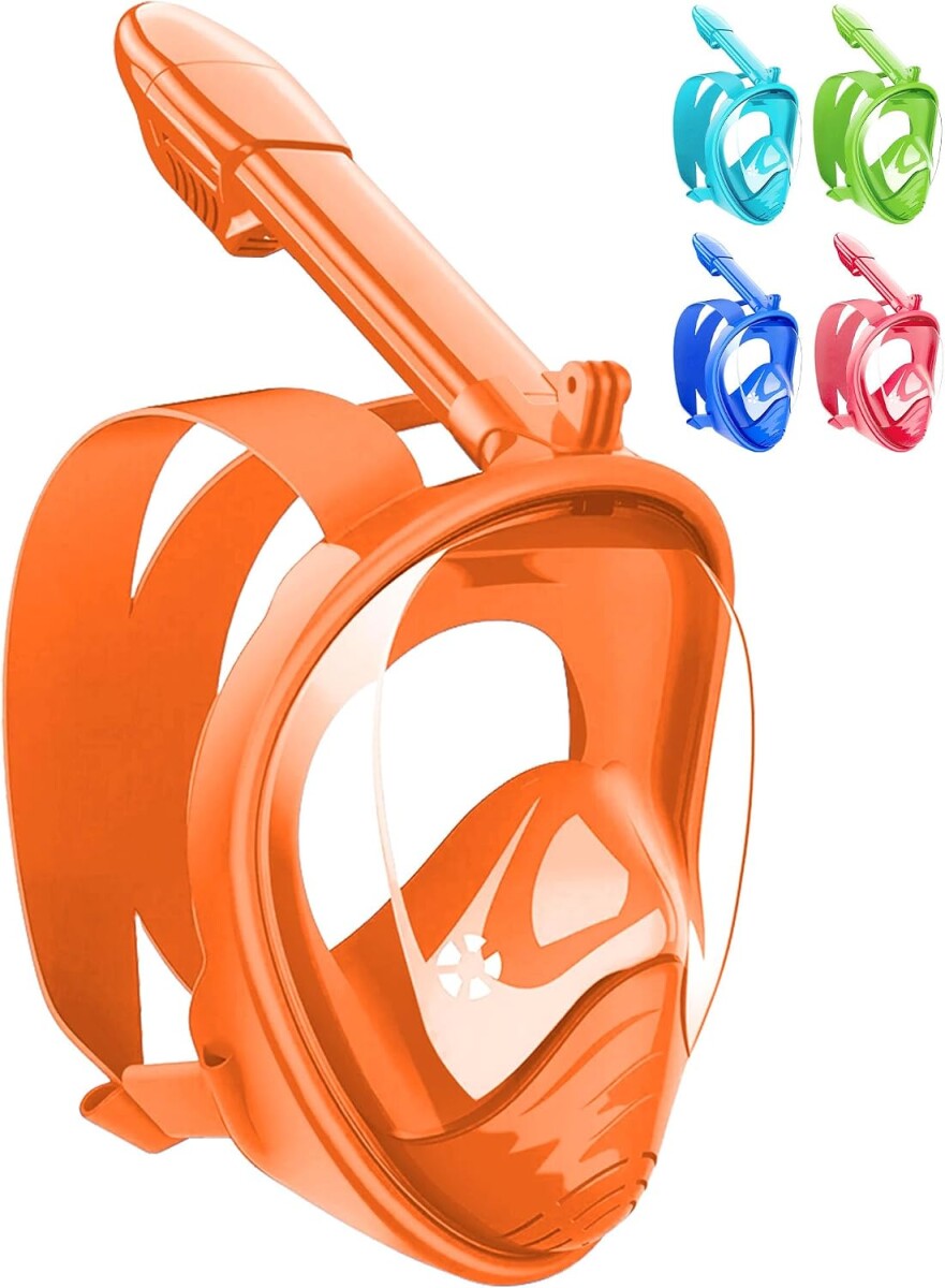 Máscara de snorkel infantil - Naranja 