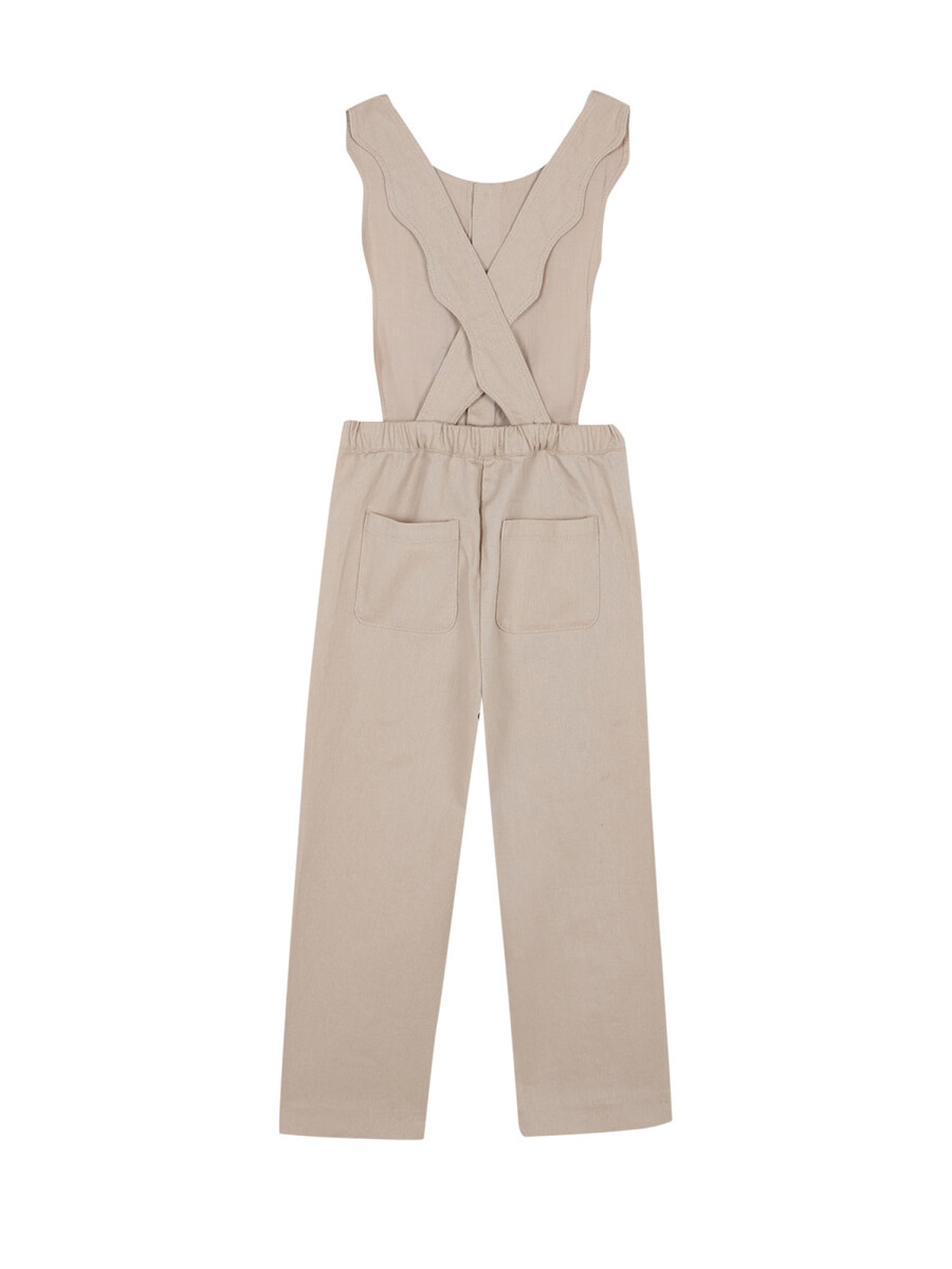 Peto Con Costuras Onduladas Piedra