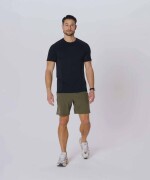 Polo Manga Corta Fit The Training Day Tee Hombre Black