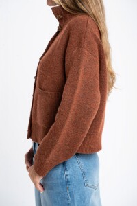 Cardigan Lana Chocolate
