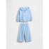 FLC HZ HOODIE X WIDE LEG SET WIND BLUE