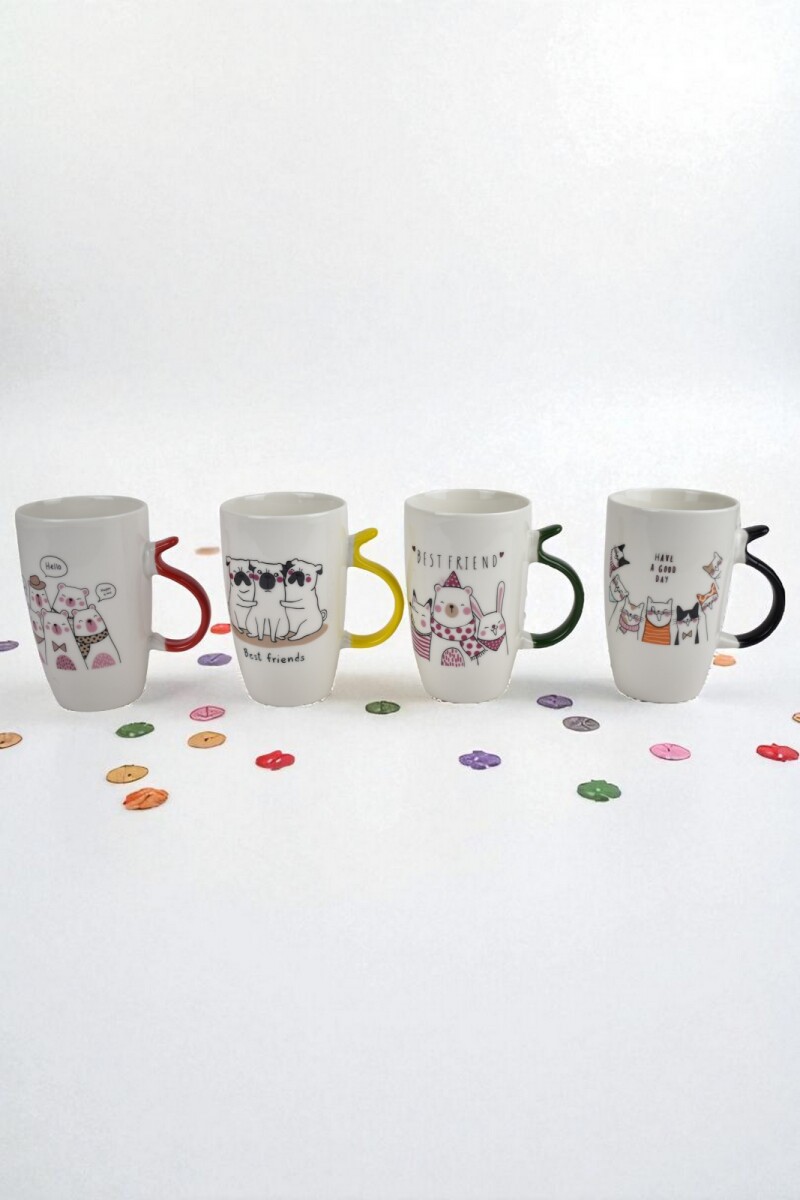 Taza 450 ml 13x12cm - surtido fantasia 