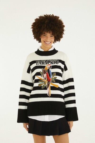 SWEATER Blanco Y Negro