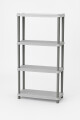 Estantería Plástica Nº15 - Gris (4 Niveles) Rimax Estantería Plástica Nº15 - Gris (4 Niveles) Rimax