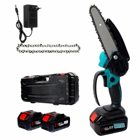 Motosierra Inalámbrica Lumax 2 Cadenas De 6'' + 2 Baterías Motosierra Inalámbrica Lumax 2 Cadenas De 6'' + 2 Baterías