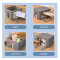 Caja Organizadora De Ropa Plegable Resistente 40x30x20 Caja Organizadora De Ropa Plegable Resistente 40x30x20