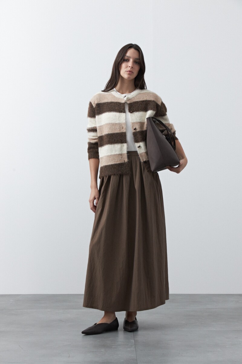 CARDIGAN FROST Chocolate