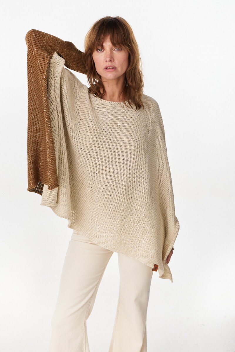 Poncho Misuna Cobre/Crudo