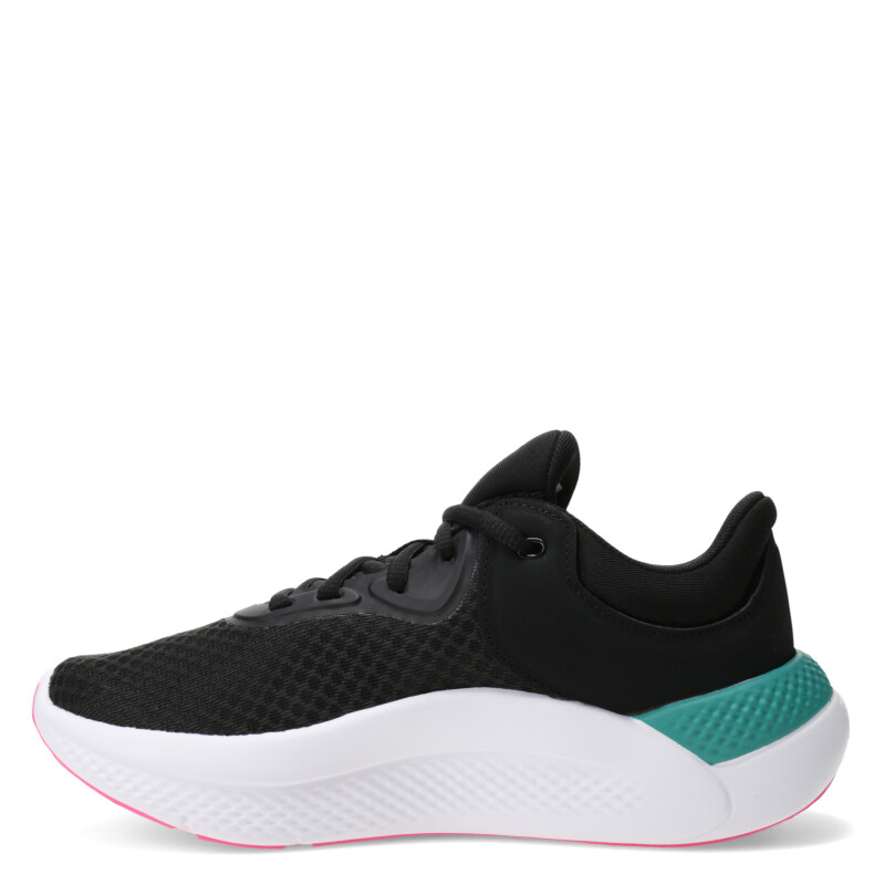 Championes de Mujer Puma Softride Pro Wns Negro - Verde - Fucsia