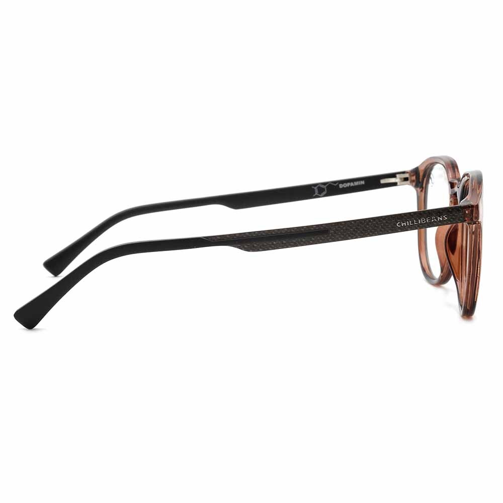 Lentes de Vista Chilli Beans Redondo Hombre Marrón/Marrón