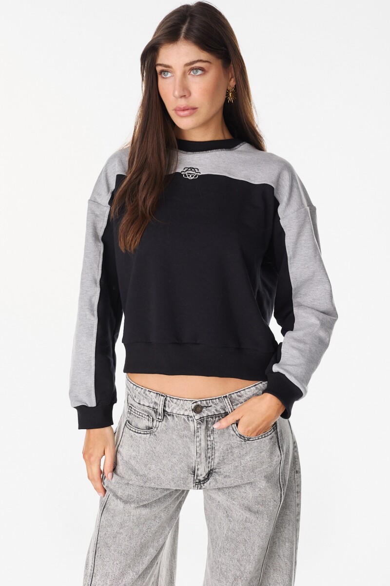 Buzo Craft Gris/Negro