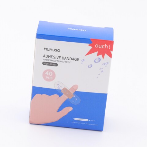 BANDITAS ADHESIVO IMPERMEABLE (ULTRATINA / TRANSPARENTE / PU / 40PCS) BANDITAS ADHESIVO IMPERMEABLE (ULTRATINA / TRANSPARENTE / PU / 40PCS)