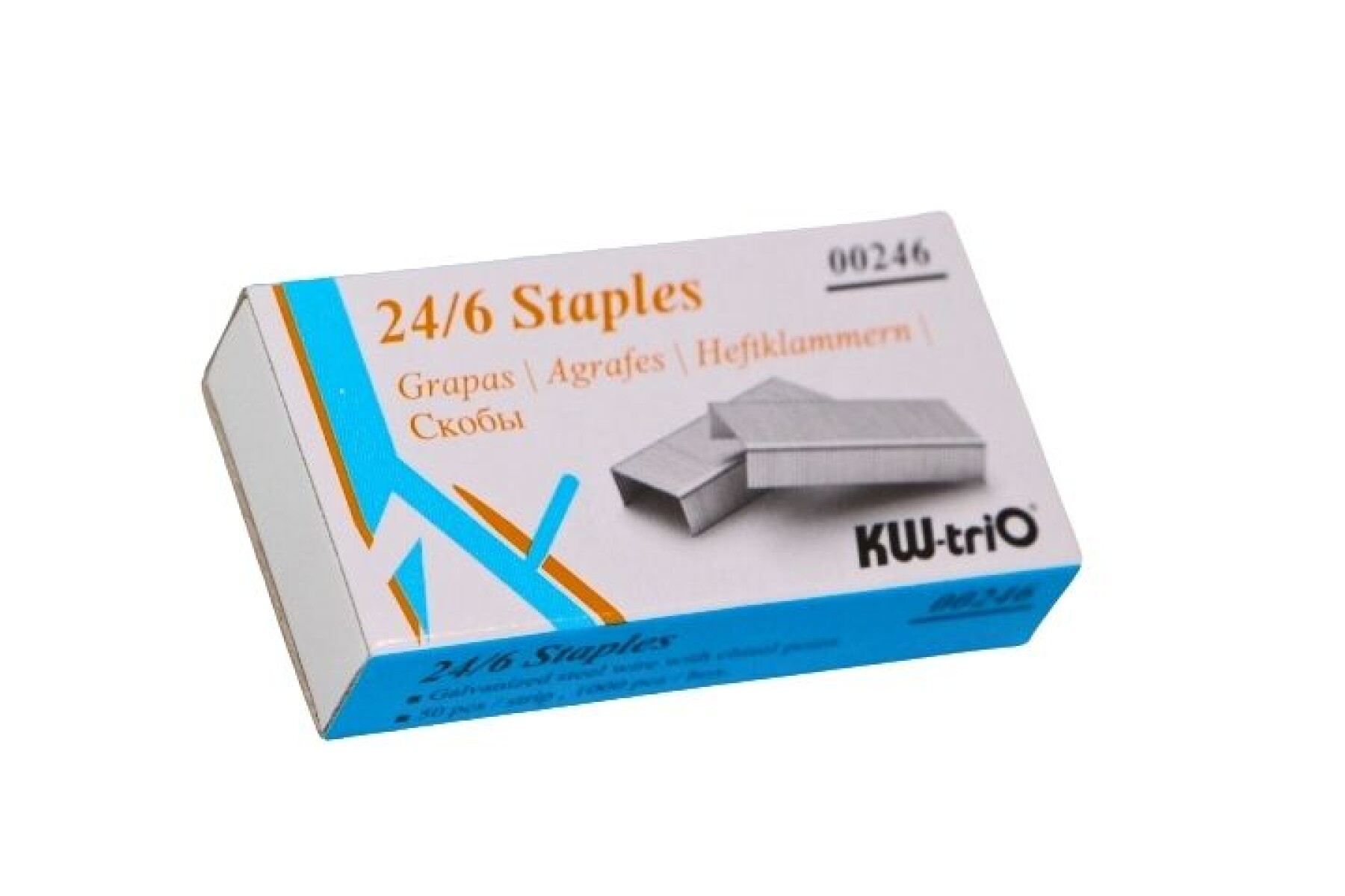 BROCHE KW-TRIO 24/6 X 1000 UNIDADES 