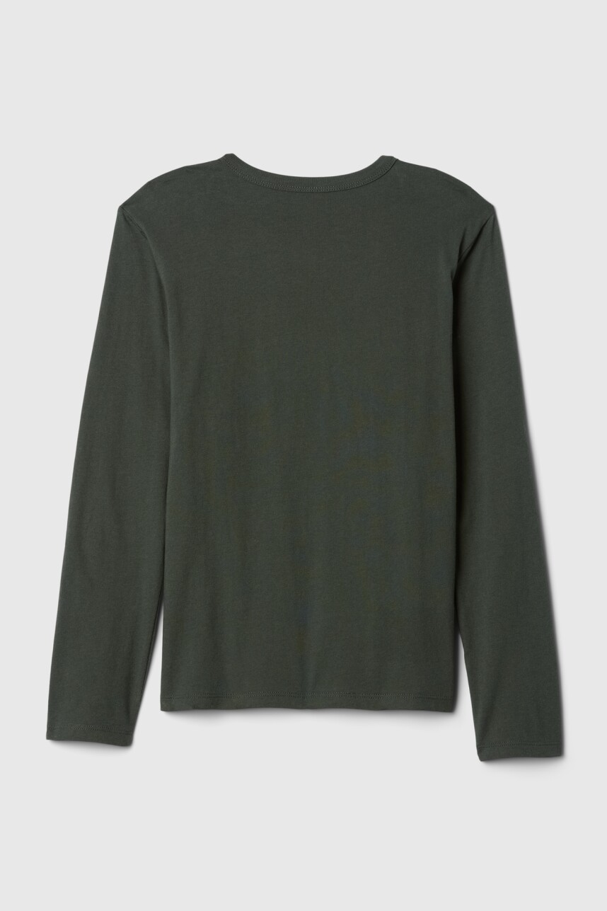 Remera Gràfico Manga Larga Niño Dinosaur