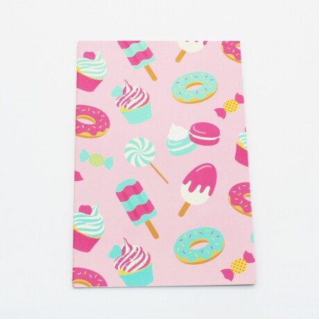 Cuaderno A5 helado rosa