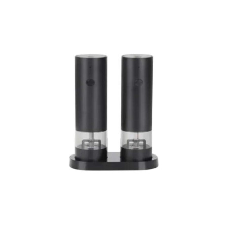 Set de molinillo de sal y pimienta eléctrico Negro