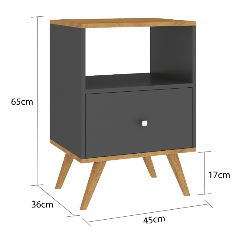 Mesa De Luz Linea Nordica Living Dormitorio 1 Cajon Mesa De Luz Linea Nordica Living Dormitorio 1 Cajon