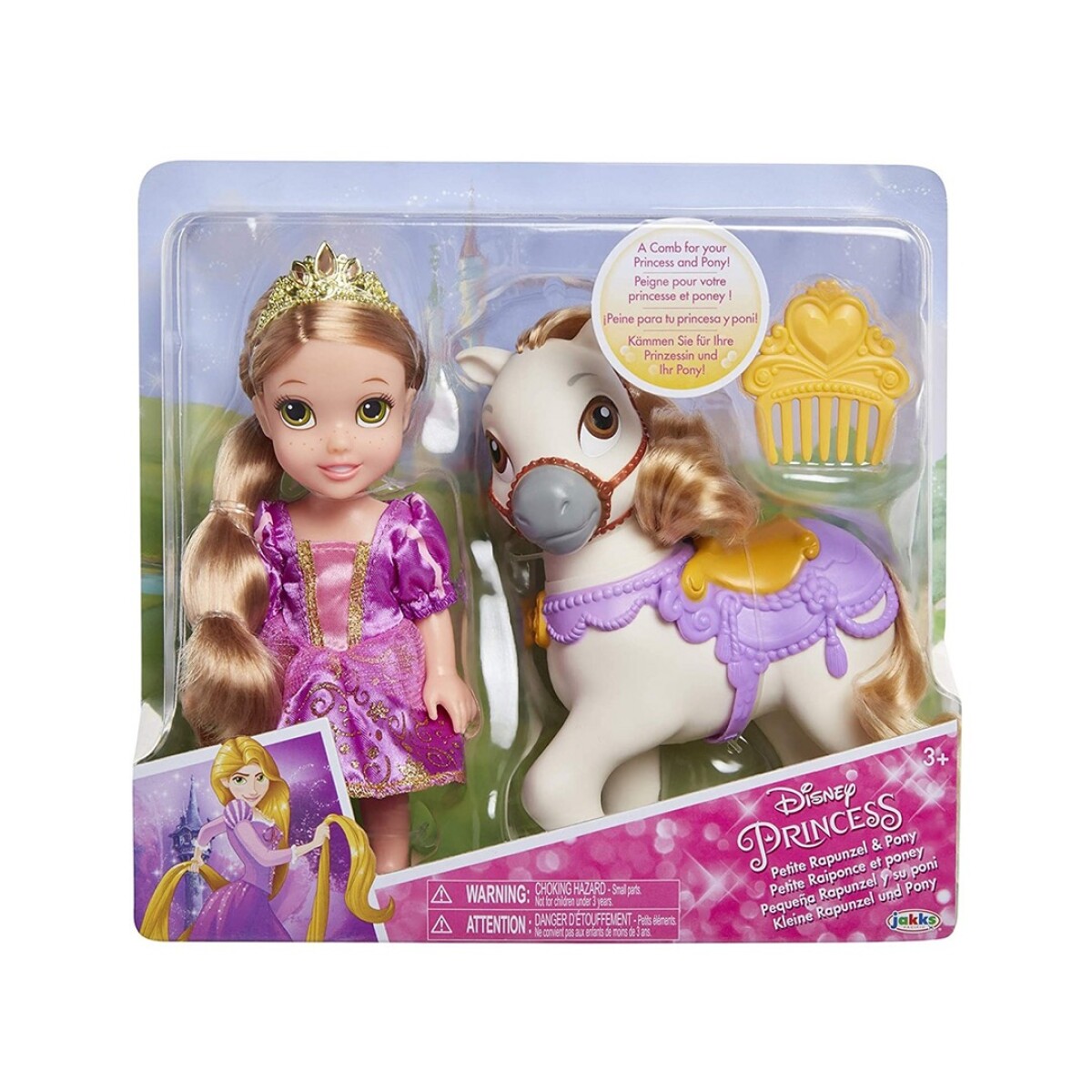 Muñeca Disney Petit Rapunzel con Pony 50236 - 001 