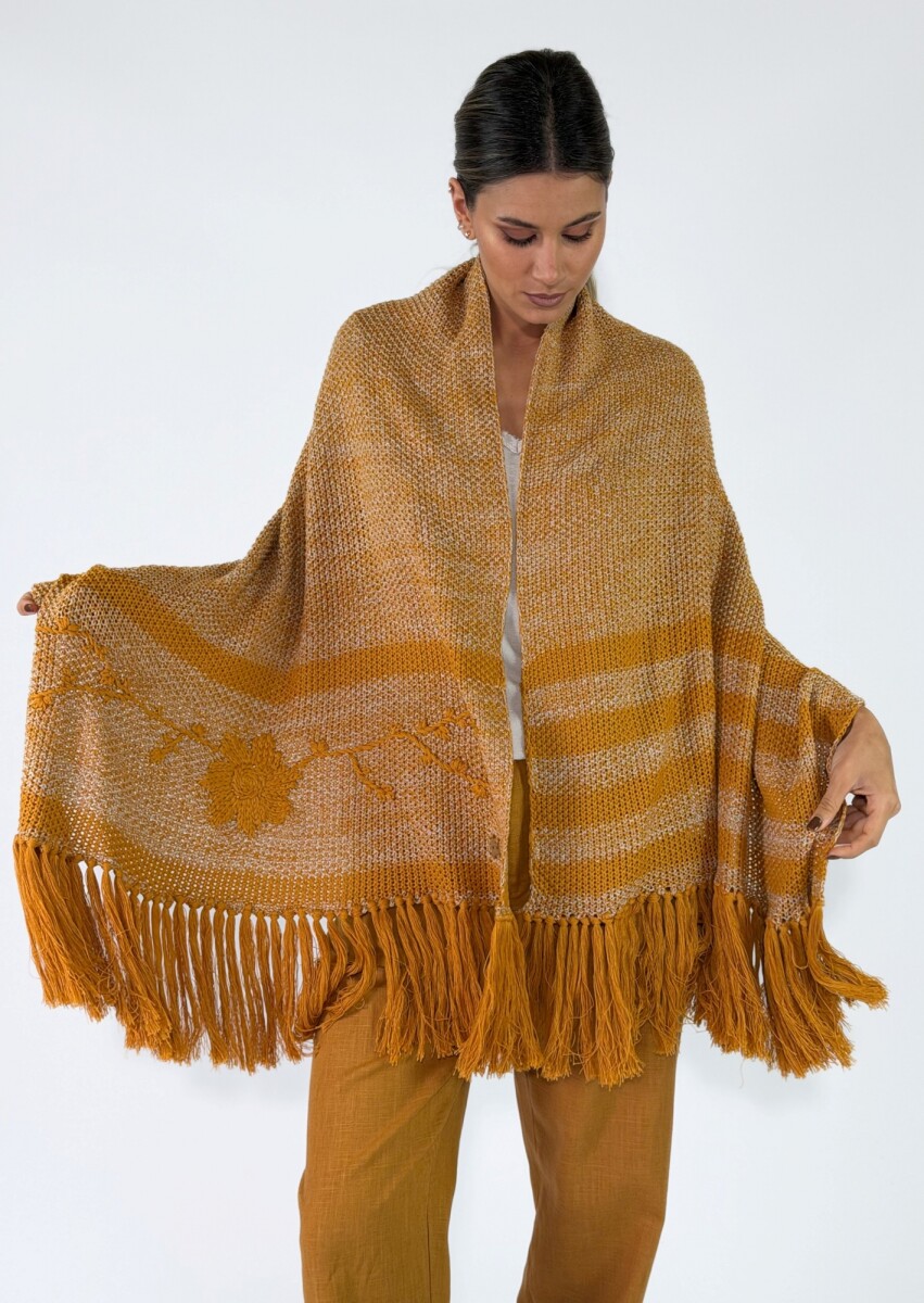 PASHMINA SAMOA - MOSTAZA 