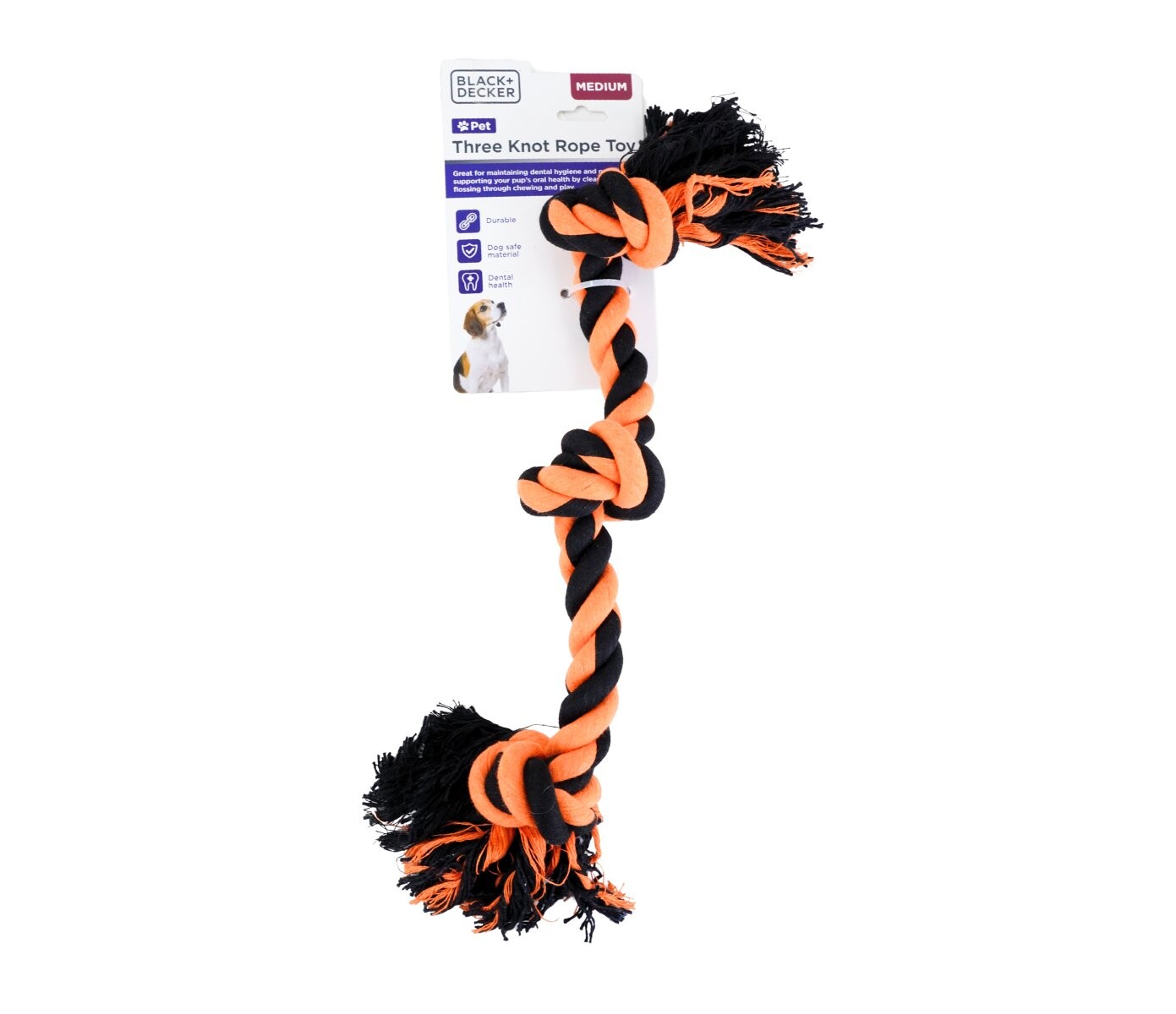 Juguete para mascotas cuerda trenzada 46cm 
