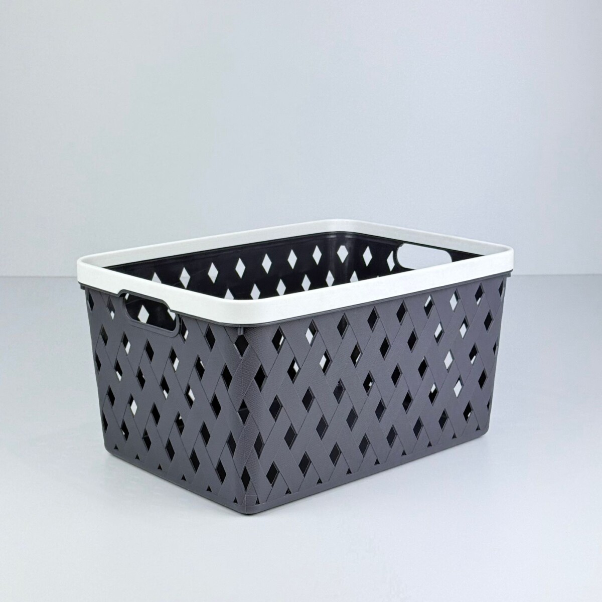 Canasto Organizador Multiuso Rectangular G – Grafito 