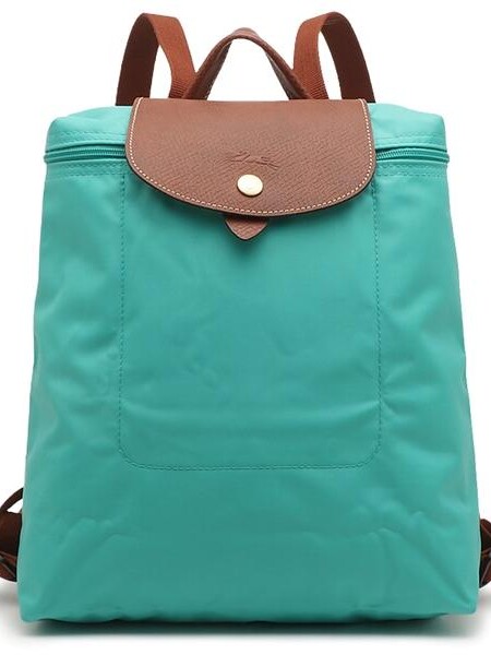 Longchamp -Mochila Longchamp plegable de nylon con cierre, Le pliage M 0