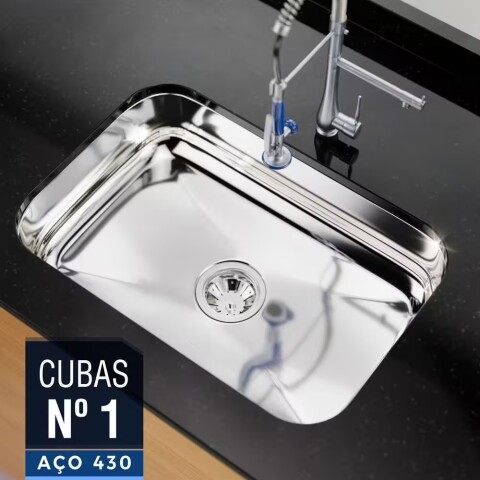 Pileta simple acero inox embutir 56x34x17 Forminox Pileta Simple Acero Inox Embutir 56x34x17 Forminox