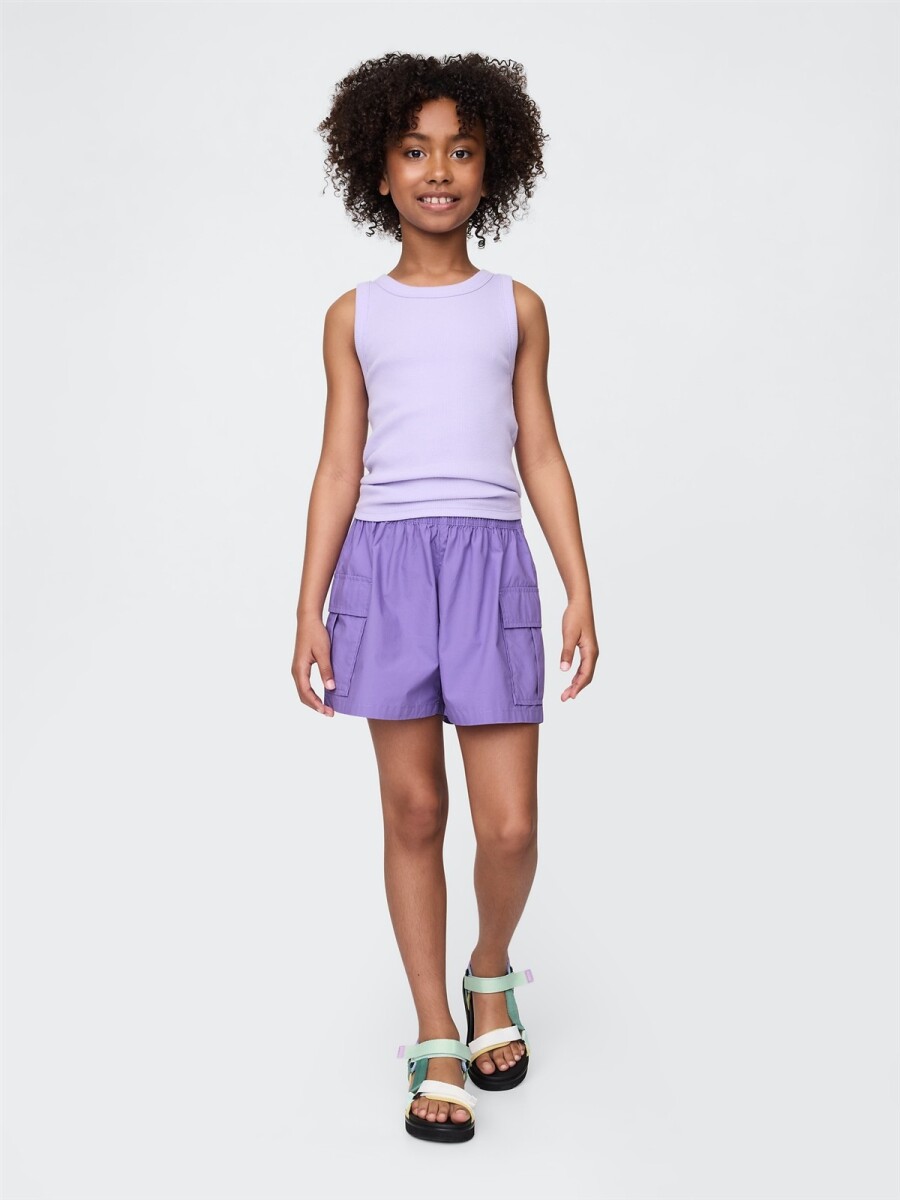 Short Cargo Utility Niña - Purple Loganberry 