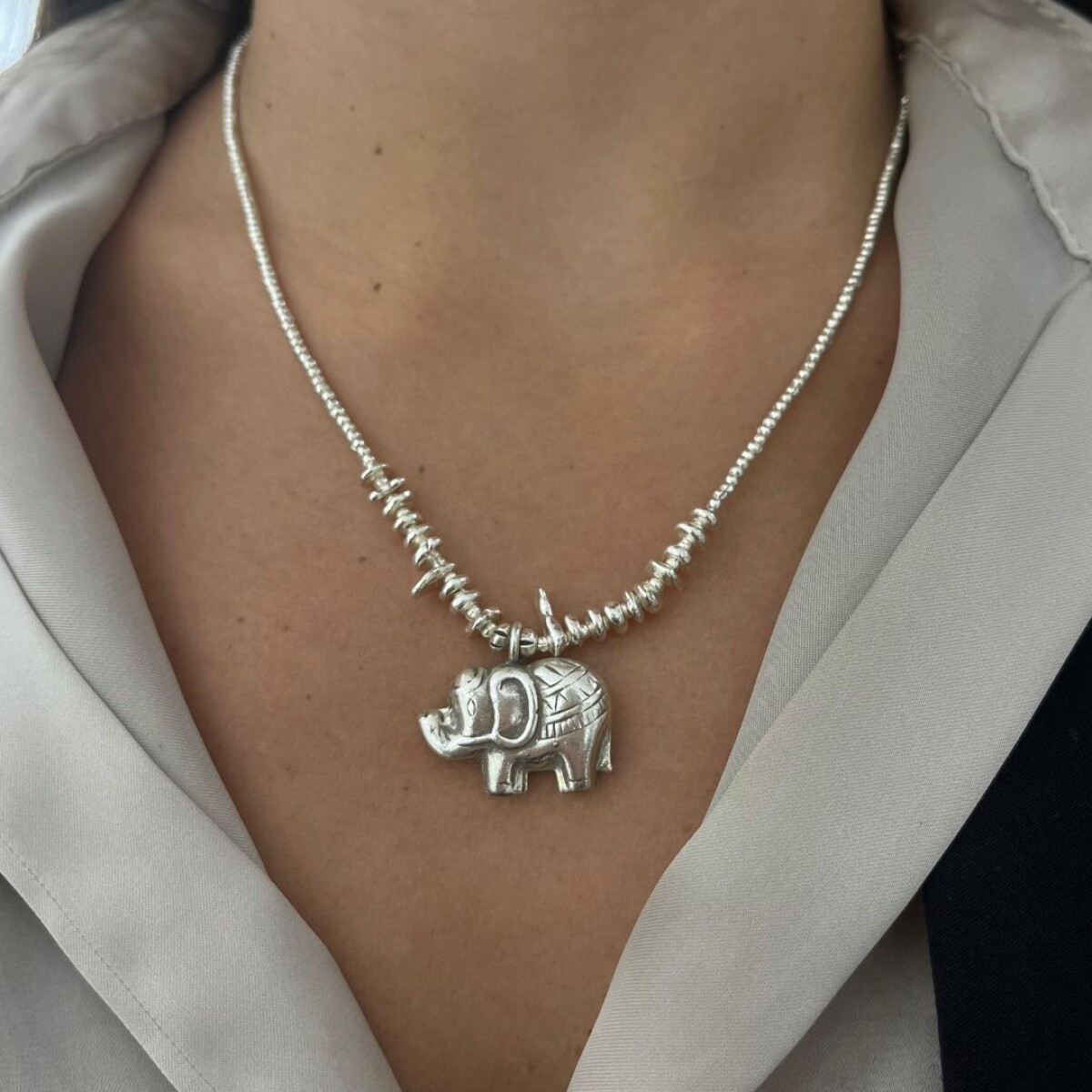 Collar Elefante - Plata 925 
