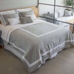Duvet Covet Gris con Blanco 250 x 240 cm