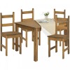 Juego Comedor 4 Sillas Red Cera Nogal Juego Comedor 4 Sillas Red Cera Nogal