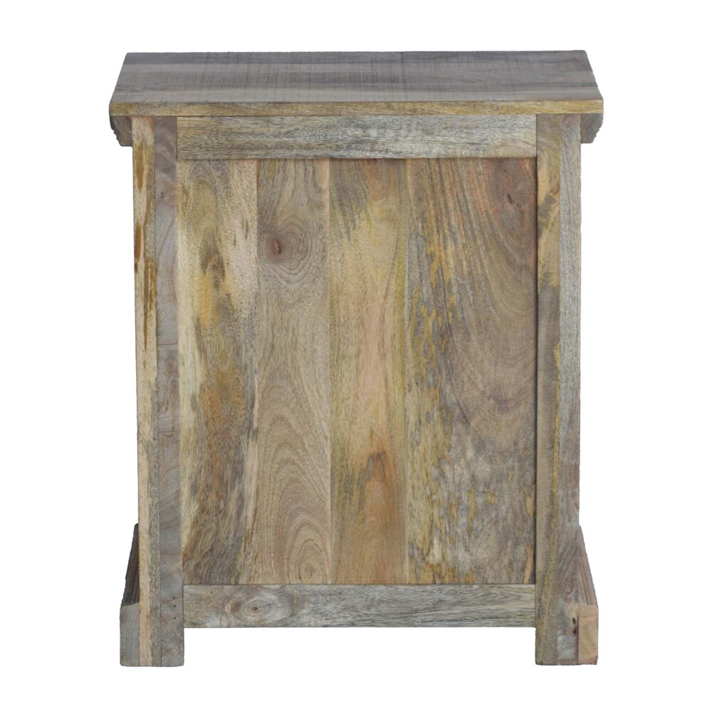 MESA DE LUZ MADERA-DE-MANGO MARRON 1C/1P JUN