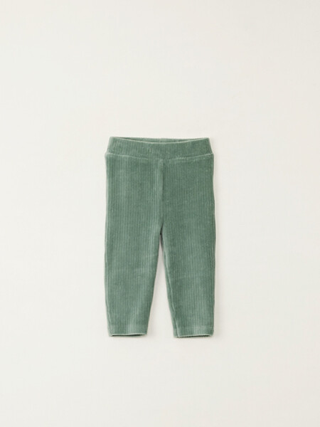 Calza de pana Verde