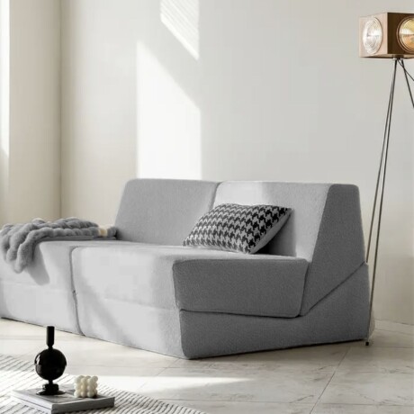 Sillón Sofá Plegable Lumax Modelo Lahti en caja Compactado Gris