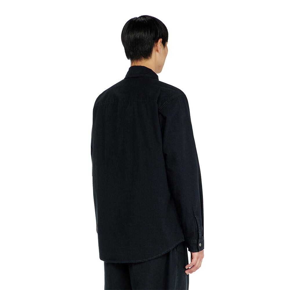 Camisa Para Hombre S-Alias-Zip Negro