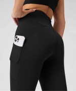 Leggings Cold Weather High-Waisted Pocket Mujer Black
