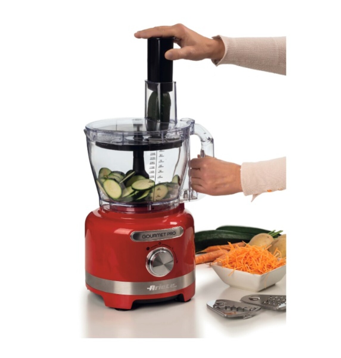 Exprimidor de frutas rojo Ariete 