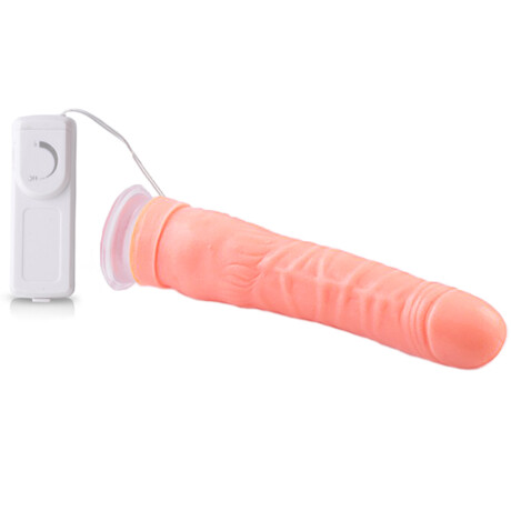 Vibrador Banana Con Ventosa Piel