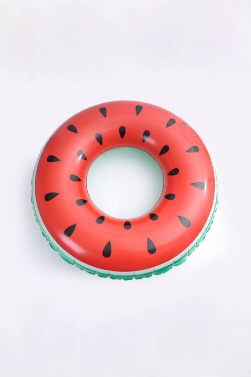 Inflable con forma de sandia multicolor