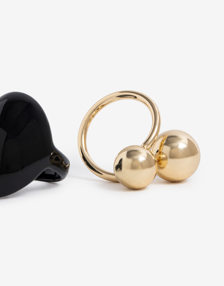 Sets Anillos Metal Sets Anillos, Metal Balls - Dorado