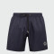 PHILIPP PLEIN - short de baño negro con diseño Hexagon Azul