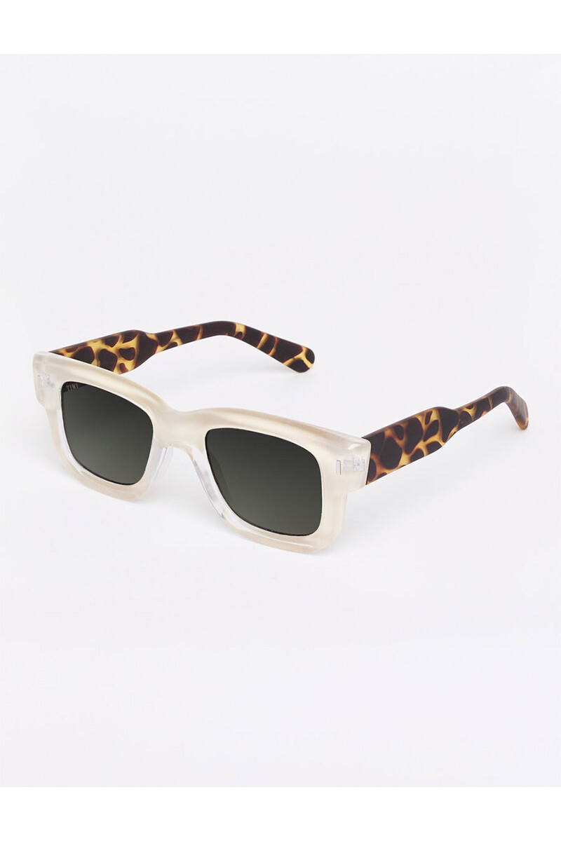 Tiwi Nico -200 Shiny Beige With Green Gradient Lenses (flat+