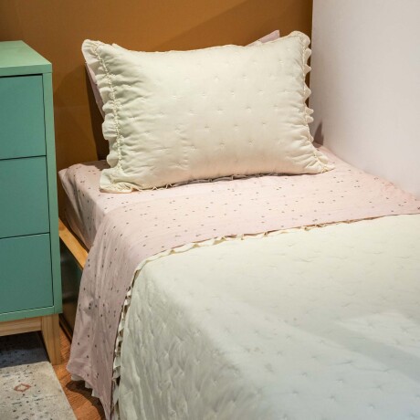 CUBRECAMA FIBRA-SUAVE NATURAL-BEIGE KIDS ANTONIETA, ARENA ARENA