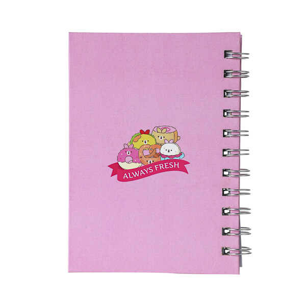 Cuaderno pastelito rosa