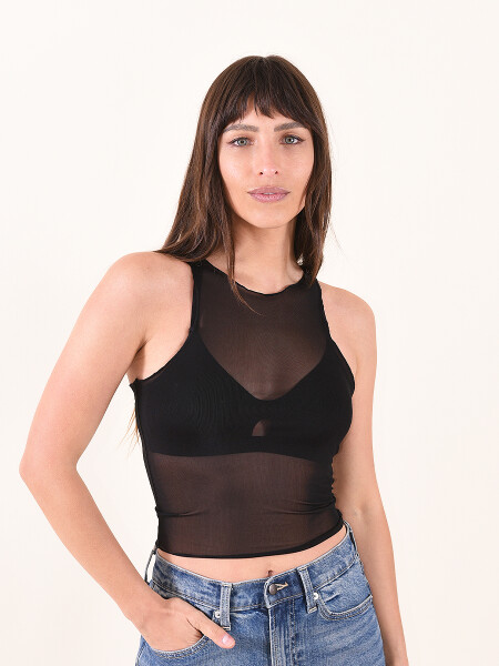 MUSCULOSA CANDELA NEGRO