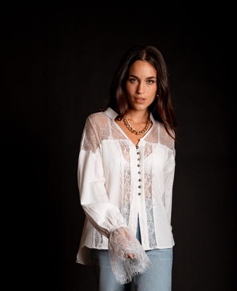 Camisa Viena blanco