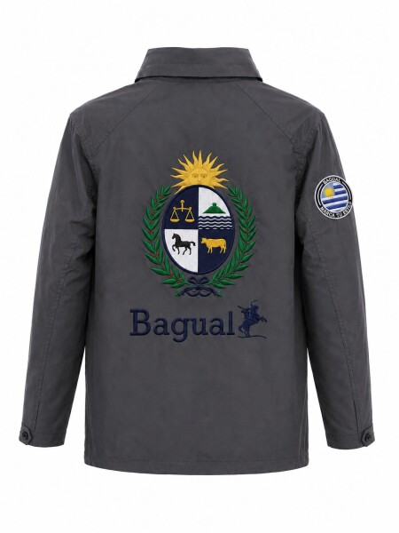 Campera Taslon Escudo Nacional Gris
