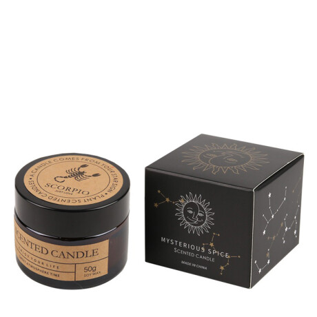 Vela Aromática Del Zodiaco Escorpio - Limón Dulce