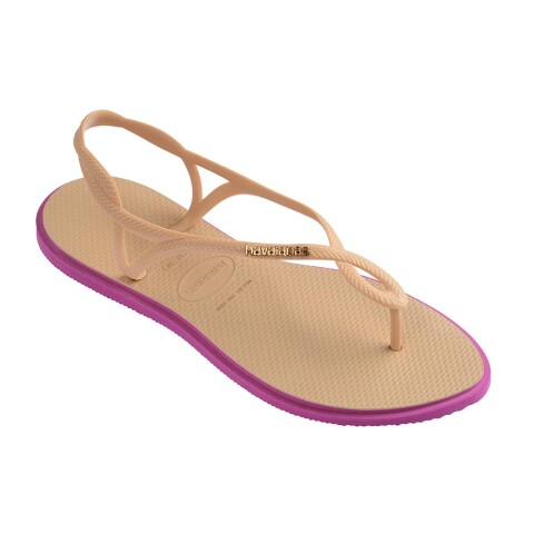 Sandalias Havaianas Luna Point Mujer Dorado/Rosa Gum
