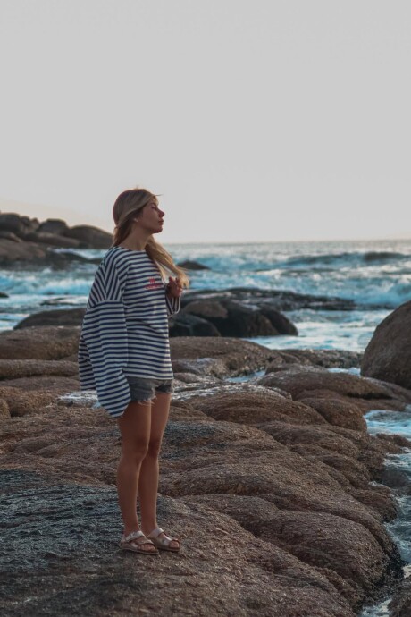 Buzo Reversible Marinero / Azul U